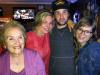 Pamela, Debra (returning soon to Budapest), Stephen & Michelle (Hungary) enjoying the music on a Wed. Open Mic at Bourbon St.